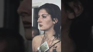 When Art Turns Disturbing Marina Abramovićs Unforgettable Rhythm 0 Experience shorts [upl. by Ginni]