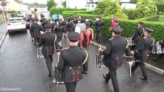 Dunloy Accordion Band Full Clip  Their Own Parade 250720 [upl. by Salim]