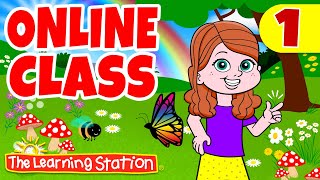 Online Class Learning 1 ♫ Spring is Here amp More MusicMovement ♫ Kids Songs by The Learning Station [upl. by Nnylyak]