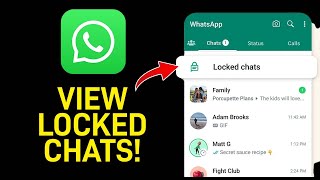 How to View Locked Chats on WhatsApp NEW FEATURE [upl. by Treblih848]