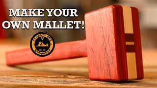 How to Make a Woodworking Mallet  DIY Mallet [upl. by Ramah963]