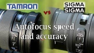 Tamron 150600 VC vs Sigma 150600 C Autofocus Performance [upl. by Dory]