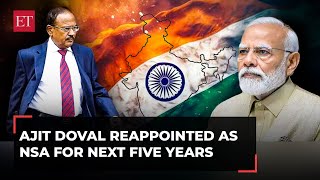 Ajit Doval reappointed as National Security Advisor to PM Modi for third term [upl. by Hcirdeirf]