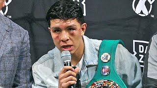 JAIME MUNGUIA • FULL POST FIGHT PRESS CONFERENCE VS SERGEY DEREVYANCHENKO [upl. by Nerty]