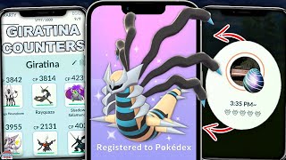 GIRATINA ORIGIN Raid Counter Guide  100 IVs Weaknesses amp More [upl. by Oiratno]