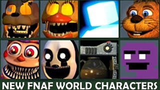 BONNIE AND FOXY REACT TO FNAF World Update 2 [upl. by Hinman961]