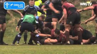 SWALEC Plate Rhydyfelin roll on  WRU TV [upl. by Ayyidas]