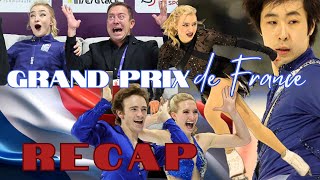 Grand Prix de France RECAP 2024 ✨🇫🇷Amber Glenn Jin Boyang LoparevaBrissaud isufigureskating [upl. by Henn666]