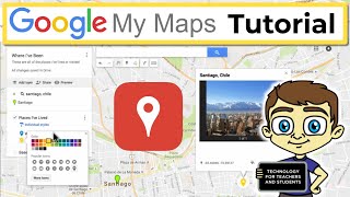 Google My Maps Tutorial [upl. by Llevron]