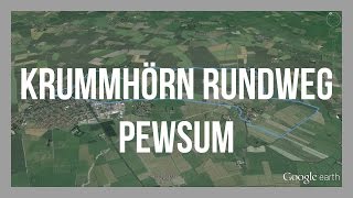 Krummhörn Rundweg Pewsum  Wandern Ostfriesland  GPSTrack [upl. by Nellad]