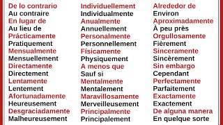 45 Adverbes très Utiles en Espagnol  Vocabulaire de base  Apprendre lEspagnol Rapidement [upl. by Ytoc]