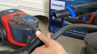 Real Review Vaccum Cleaner Philips power pro Compact  Power cylone 5 FC9330 [upl. by Nysa885]