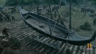 Vikings Season 4 Episode 8  Floki Builds The Cranes To Lift The Boats [upl. by Philoo]