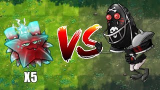 PVZ 1 Fusion Challenge 5 Fusion Plants VS 1 Black Olive Tallnut Zombie EXTRA  Who Will Win [upl. by Neehs]