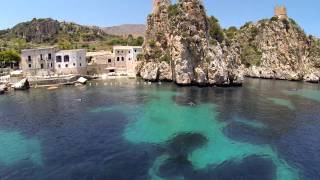 Eyefly Goliath quadcopter at Tonnara di Scopello Sicily [upl. by Semreh]