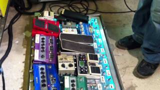 Brady Cases Pedalboard Review Plexiglass RGB LED Custom Pedal Board [upl. by Sarad]