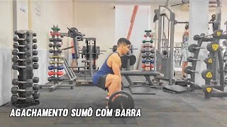 AGACHAMENTO SUMÔ COM BARRA APRENDA COMO FAZER [upl. by Qooraf]