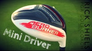 TaylorMade AeroBurner Mini Driver Review [upl. by Annai420]