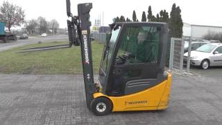 E4800  1600 kg used Jungheinrich EFG216 electric forklift from 2014 [upl. by Dicks122]