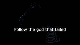 Metallica  The God That Failed Lyrics HD [upl. by Huppert6]