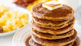 How to Make Healthy Whole Wheat Pancakes [upl. by Vasili767]