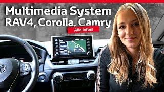 Toyota Multimediasystem Corolla RAV4 Camry  TutorialHowToErklärung [upl. by Javler]