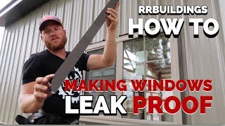 Make your windows leak proof How to Trim a Window [upl. by Hakilam888]