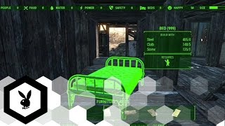 Fallout 4 workshop tutorial how to build a shelter [upl. by Fenelia]