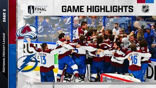 Cup Final Gm6 Avalanche  Lightning 626  NHL Playoffs 2022 [upl. by Aisyle530]