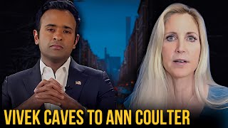 Vivek Ramaswamy CAVES To Ann Coulter [upl. by Adamec]