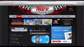 How to use nitrous in Nitro Type [upl. by Annagroeg755]