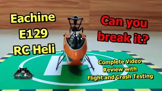 Eachine E129 4CH 6Axis Gyro Altitude Hold Flybarless RC Helicopter RTF [upl. by Nosirrah]