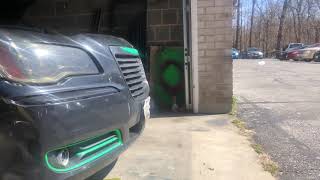 Putting a radiator in a 2011 Chrysler 300 [upl. by Eelyk288]