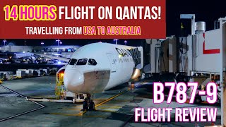 14 HOURS FLYING QANTAS  B787  QF96  LAXMEL  LOS ANGELES TO MELBOURNE  FLIGHT REVIEW [upl. by Oswald]