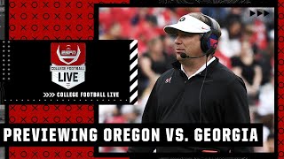 Expectations for Georgia vs Oregon in Week 1  College Football Live [upl. by Ydnab939]