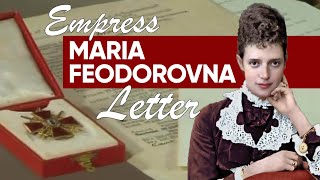 Empress Maria Feodorovna Letter  BBC News [upl. by Arodnahs4]