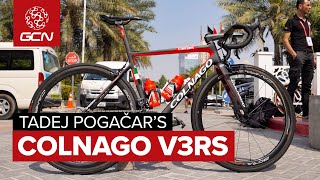 Tadej Pogačars Colnago V3RS Pro Bike  Tour De France 2020 Winning Bike [upl. by Vastah]