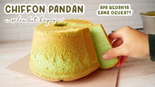 PANDAN CHIFFON CAKE SELEMBUT KAPAS  JUAL 50rb [upl. by Odlanor]