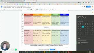 Google Docs Lesson Plan Template  Tutorial [upl. by Anahir]