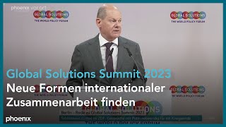 Rede von Olaf Scholz beim Global Solutions Summit 2023 am 150523 [upl. by Anerb]