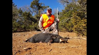 Hog Hunting in Oklahoma at No Mercy [upl. by Anilos]