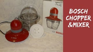 Bosch MMR08R2 Chopper 400 W 08 L  RedClearUnboxing [upl. by Sollie]