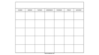 Free Printable Blank Calendar Template  VL Calendar [upl. by Cissej917]