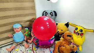 FUN BALLOON POP COMPILATION satisfying asmr popping balloon color funny toys bubble keşfet [upl. by Segroeg]