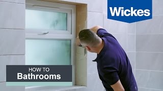 How to Tile Around a Window with Wickes [upl. by Linker]