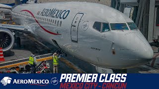 Aeroméxico Premier Class  México City ➡️ Cancun  Boeing 737MAX9 [upl. by Ier]