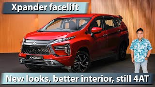 2024 Mitsubishi Xpander facelift in Malaysia  new looks better interior still 4AT [upl. by Kcired]