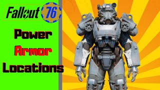 Fallout 76 Power Armor Locations Maxed Level T51 amp T 60 [upl. by Cuthburt]