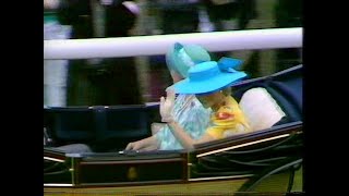 Ladies Day Royal Ascot 1987 incuding The Gold Cup and Diana Princess of Wales [upl. by Maximilien]