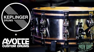 Keplinger  Ayotte 55x14quot Stainless Steel Snare Drum [upl. by Leroy897]